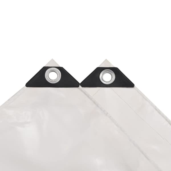 vidaXL Presenning 650 g/m² 3x3 m hvit