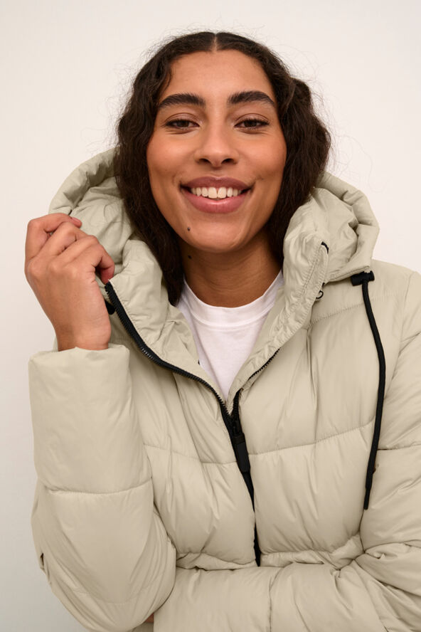 Kaffe KAsusanne Coat Feather gray