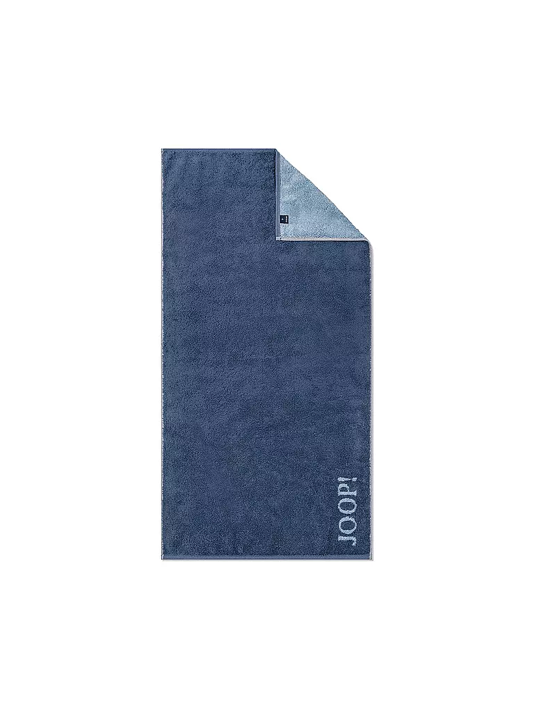 JOOP Duschtuch 80x150cm DIVEDED DOUBLEFACE Aqua dunkelblau