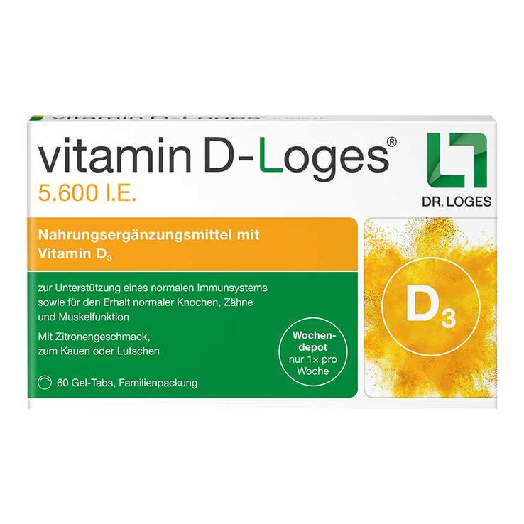 Vitamin D-Loges 5.600 I.E. Kautabletten, 60 St