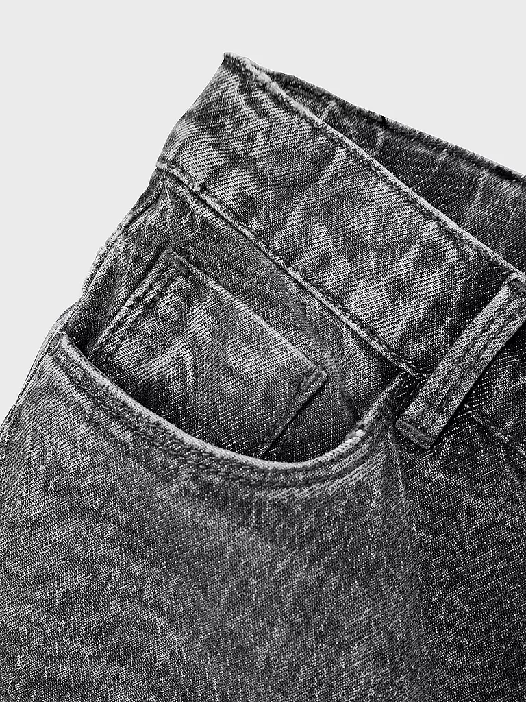 NAME IT Mädchen Jeans Straight Fit NKFROSE  grau