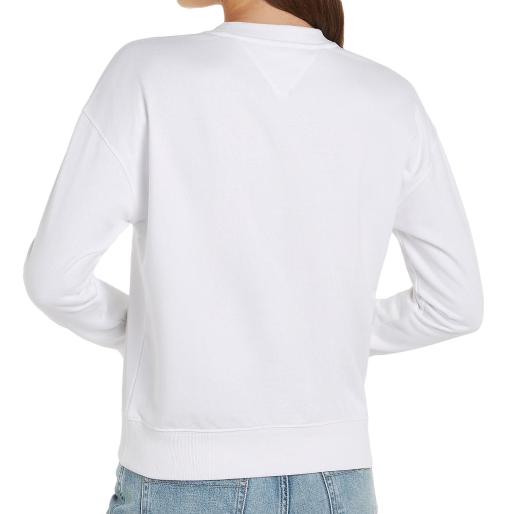 Tommy Hilfiger Sweat Blanc Femme Tommy Hilfiger Essential