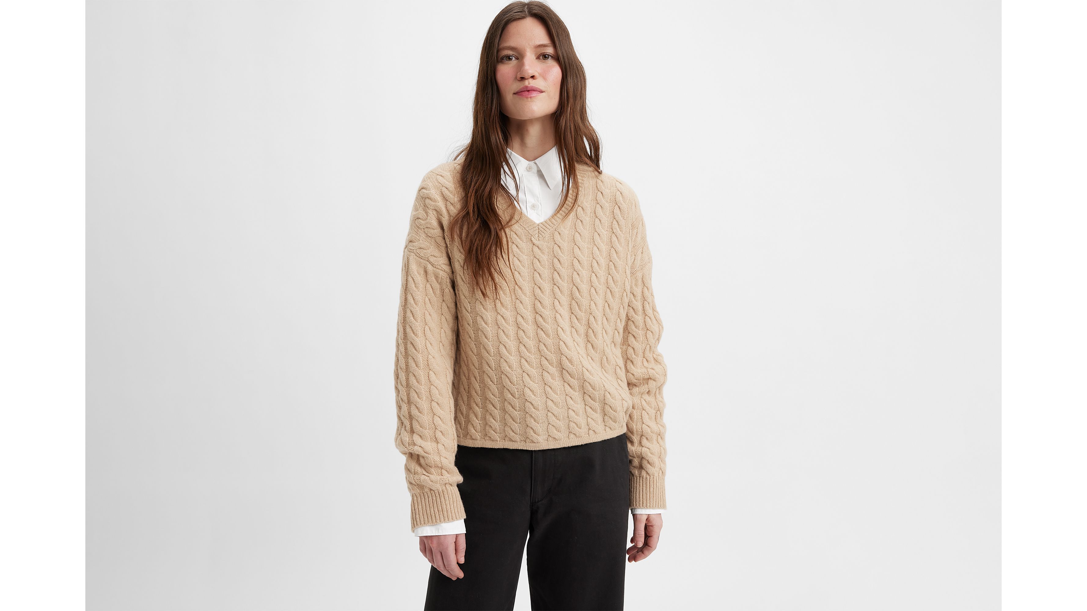Pull-over Rae - Macadamia - Cream