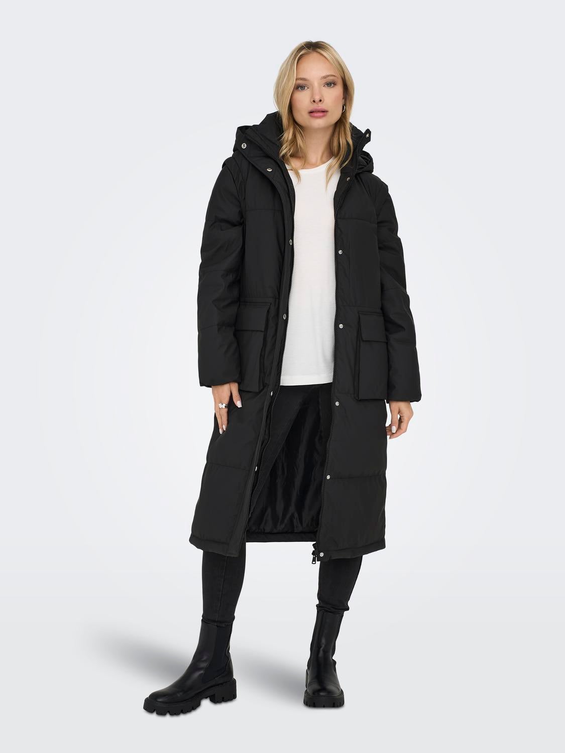 ONLSALLY Steppmantel Black