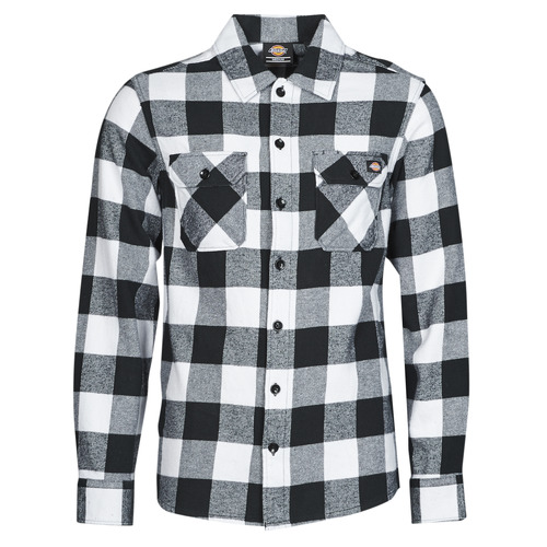 Dickies - NEW SACRAMENTO SHIRT BLACK - Noir / Blanc