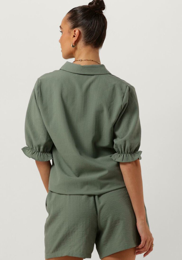 MODSTR\u00D6M groene modstr&ouml;m blouse huntleymd shirt