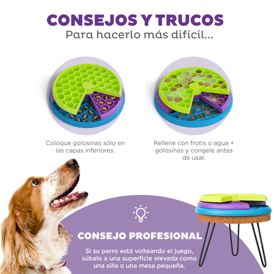 Brinquedo interativo para cães Outward Hound Nina Ottosson Lickin' Layers.