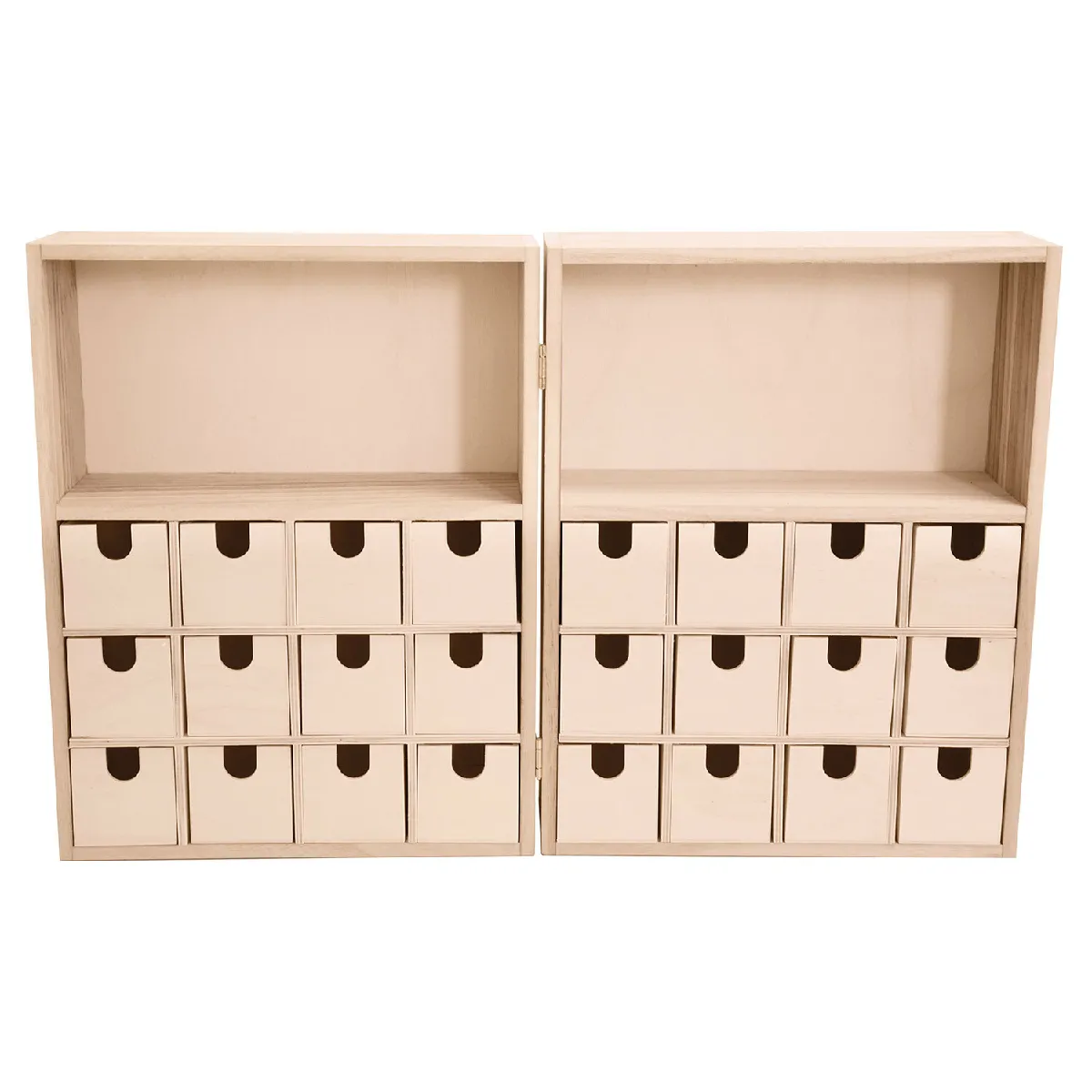 Artemio Calendrier Avent 24 Tiroirs Bois