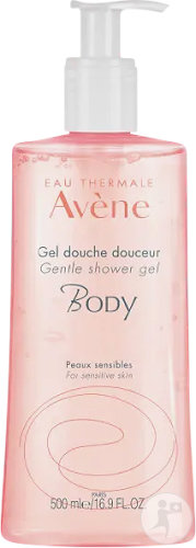 Avène Gel Douche Douceur Body Peaux Sensibles Flacon Pompe 500ml