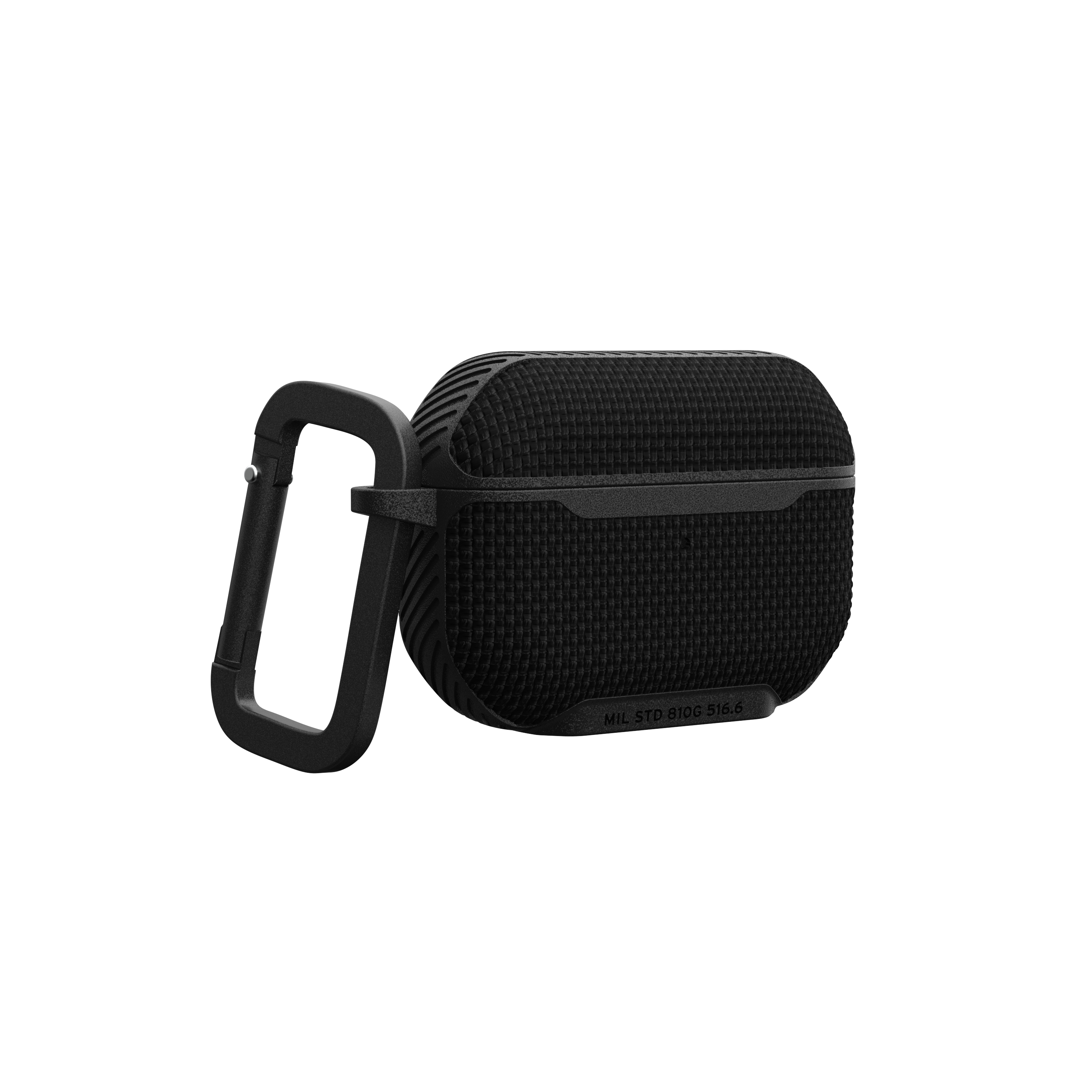 AirPods Pro 2 / AirPods Pro Nylon Schutzhülle mit Karabinerhaken Metropolis (104125114040) - Schwarz