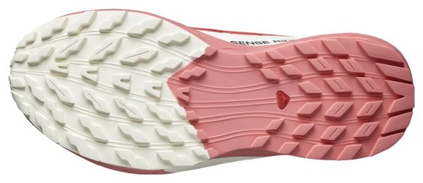 Chaussures de Trail Salomon Sense Ride 5 Rouge Rose Femme
