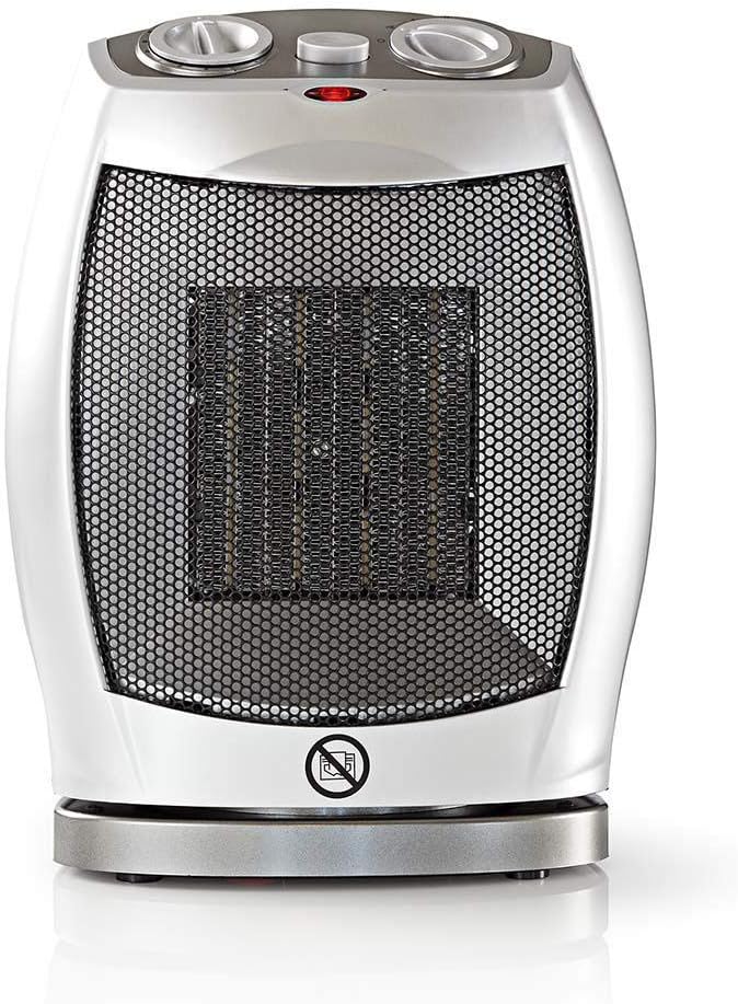 chauffage électrique céramique 1500W gris noir Vendos85