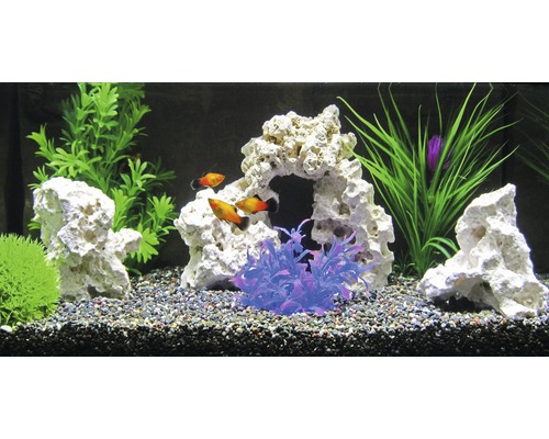 Aquarium decoratie steen Zanzibar Rock groot 1 stuk