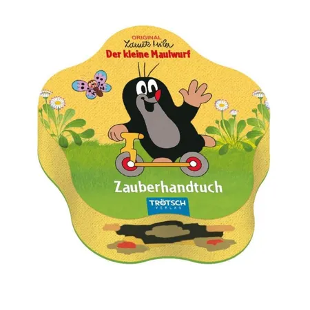 Trötsch Zauberhandtuch Der kleine Maulwurf, 1 Stück, 3-fach sortiert