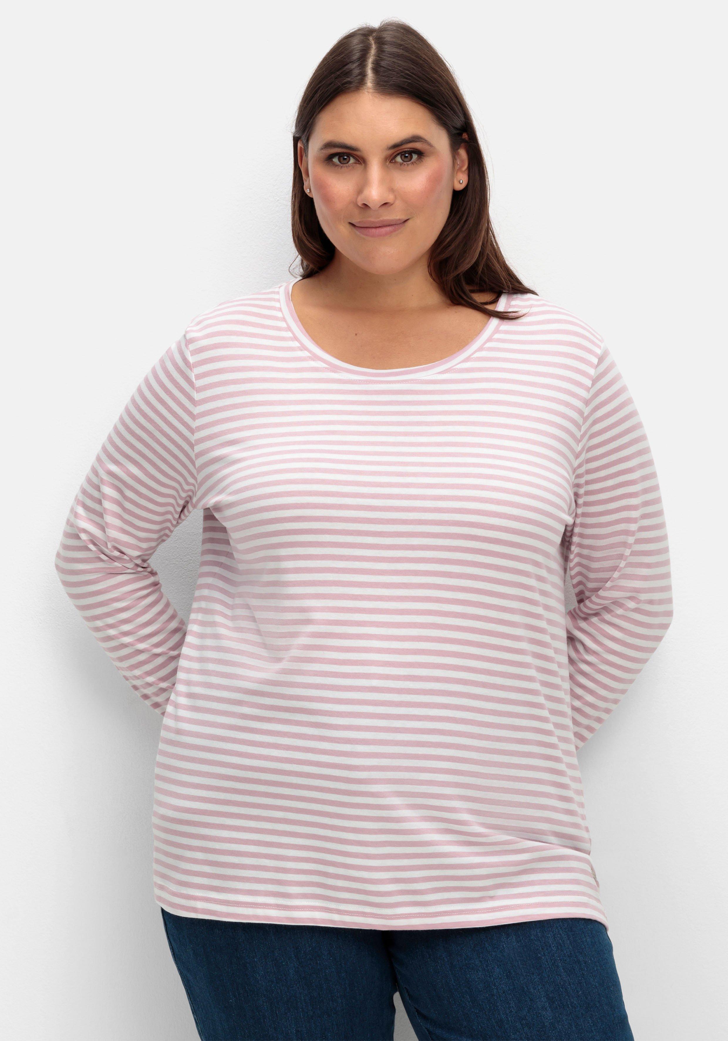 Ringelshirt mit Rundhalsausschnitt