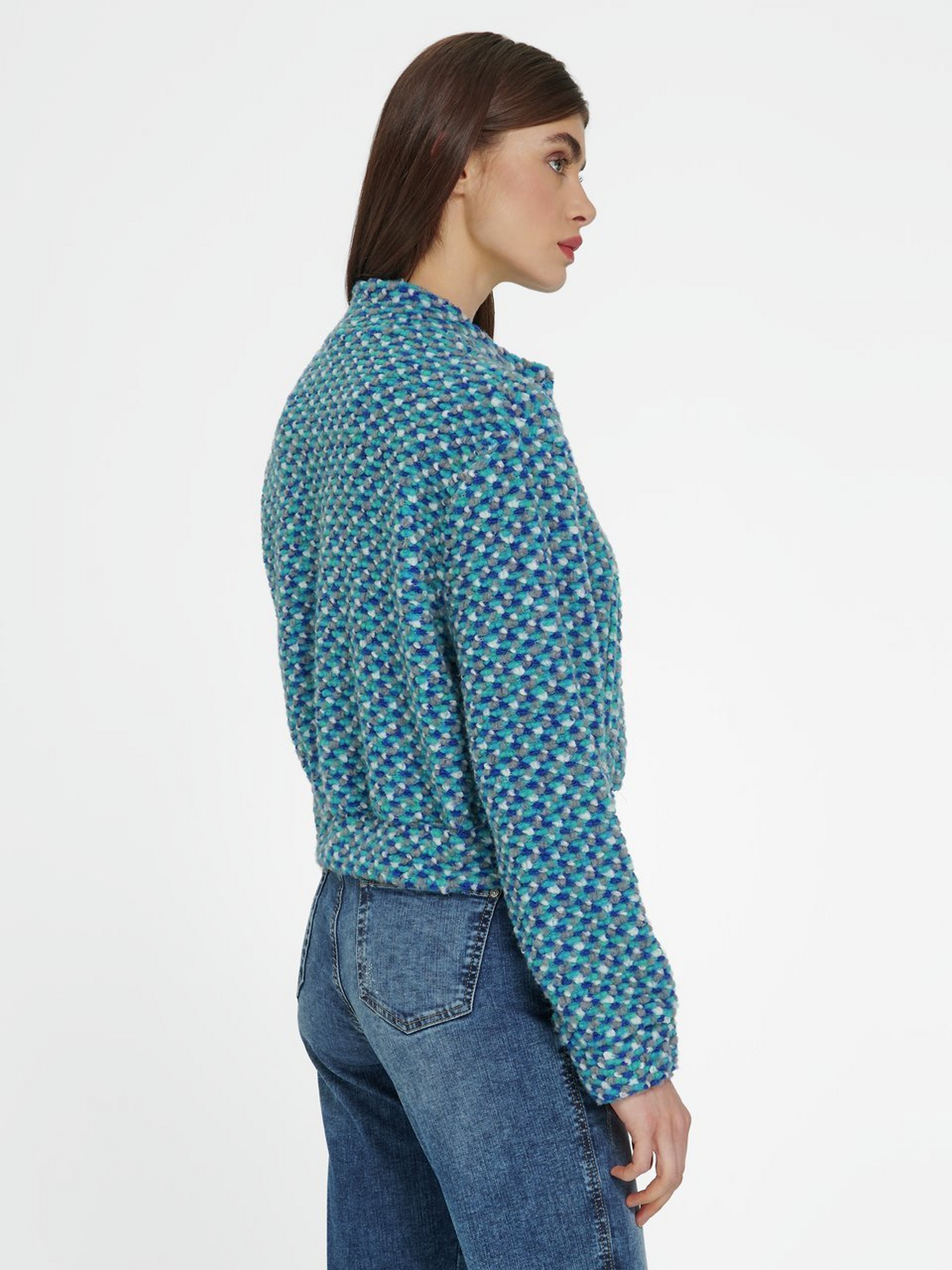 Bouclé-Jacke