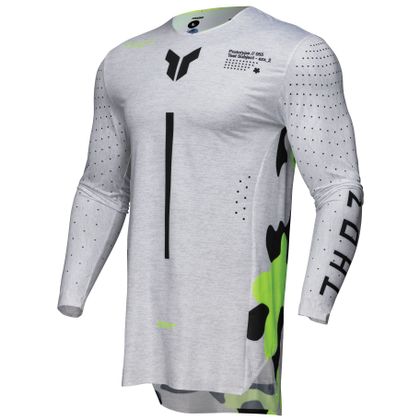 Maillot cross Thor SPORT RIOT 2025 - Blanc / Jaune