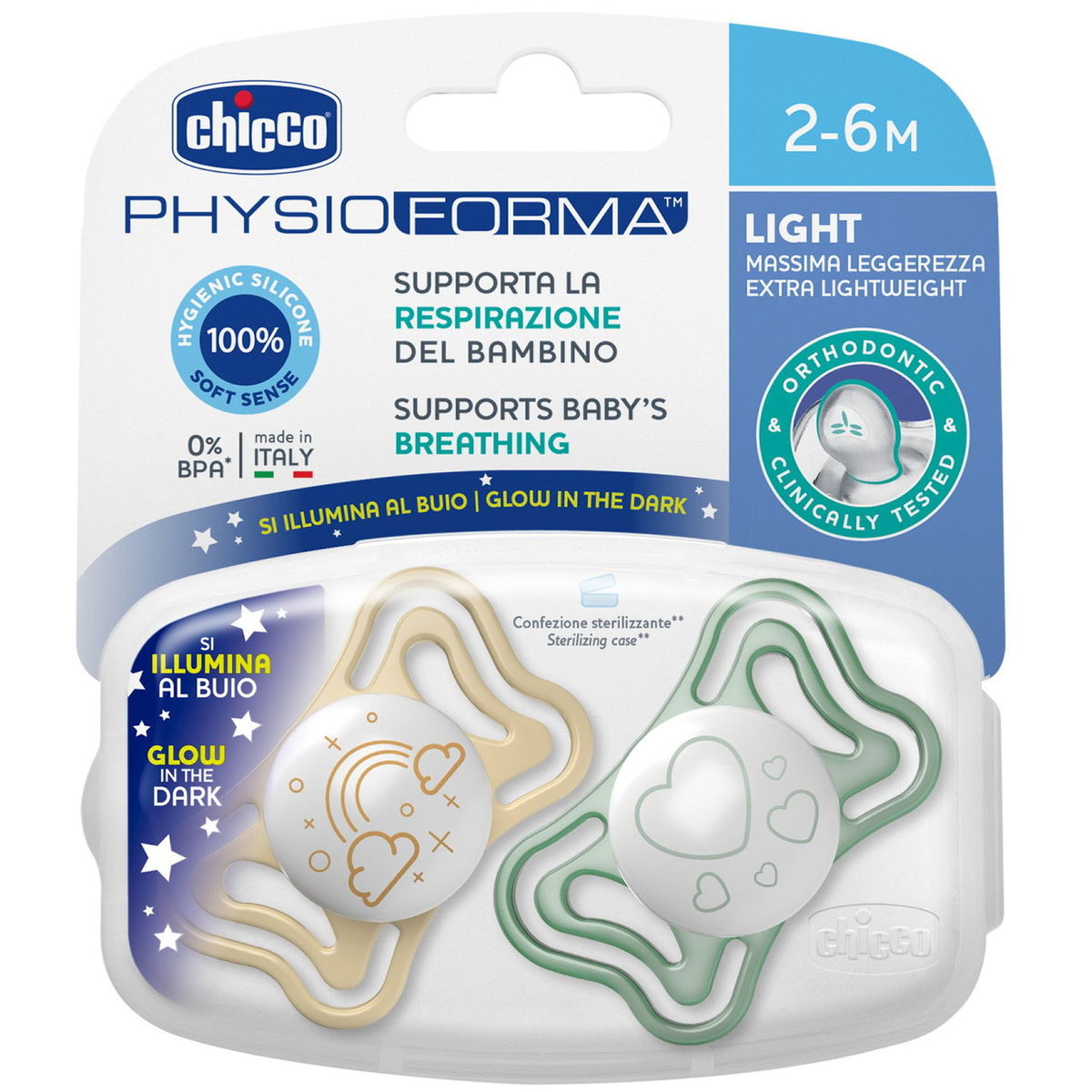 ChiccoChicco   PhysioForma Light Schnuller neutral 2-6M