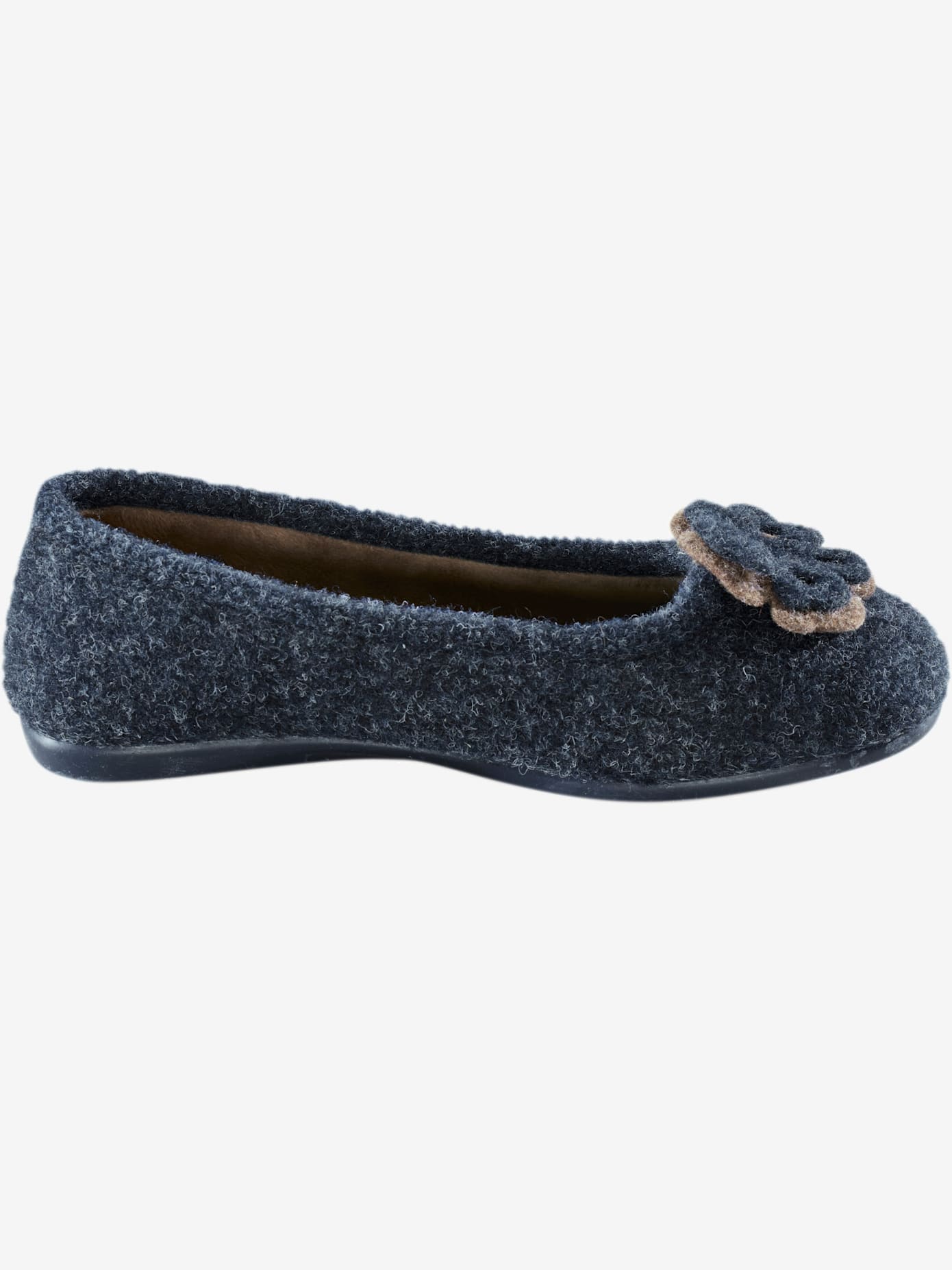 Chaussons application florale