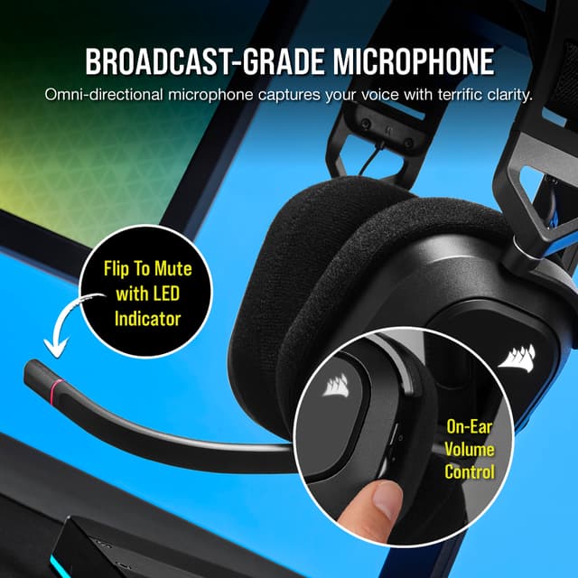 Corsair HS80 trådløst gaming headset