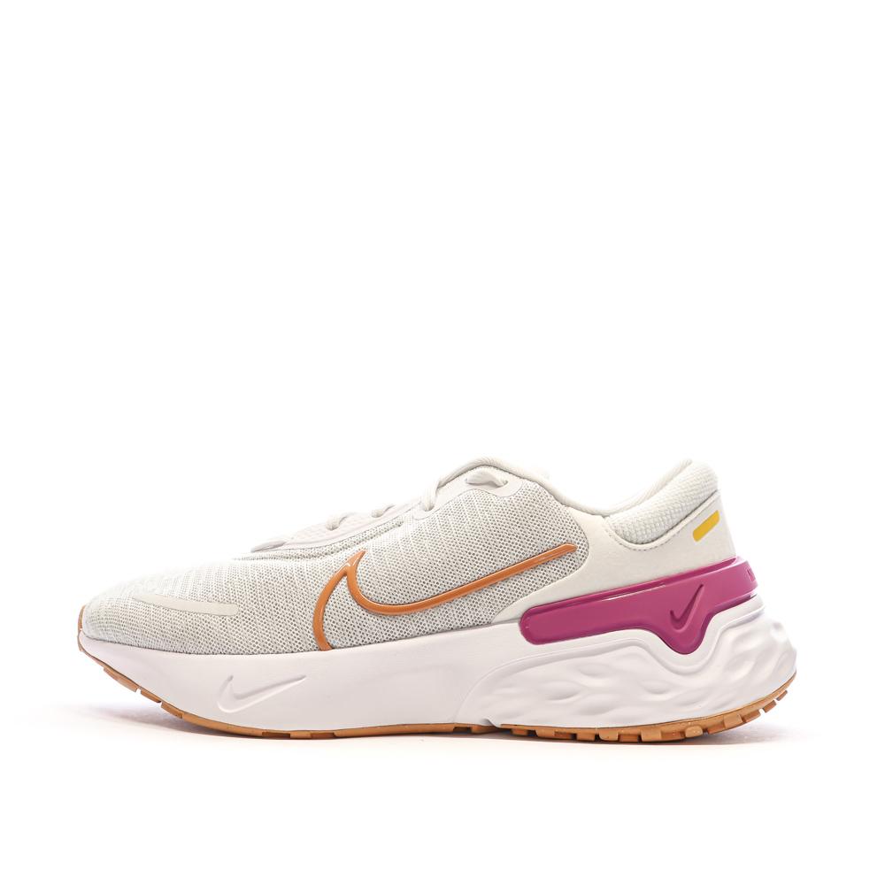 Nike Chaussures de running Blanc/Rose Femme Nike Renew