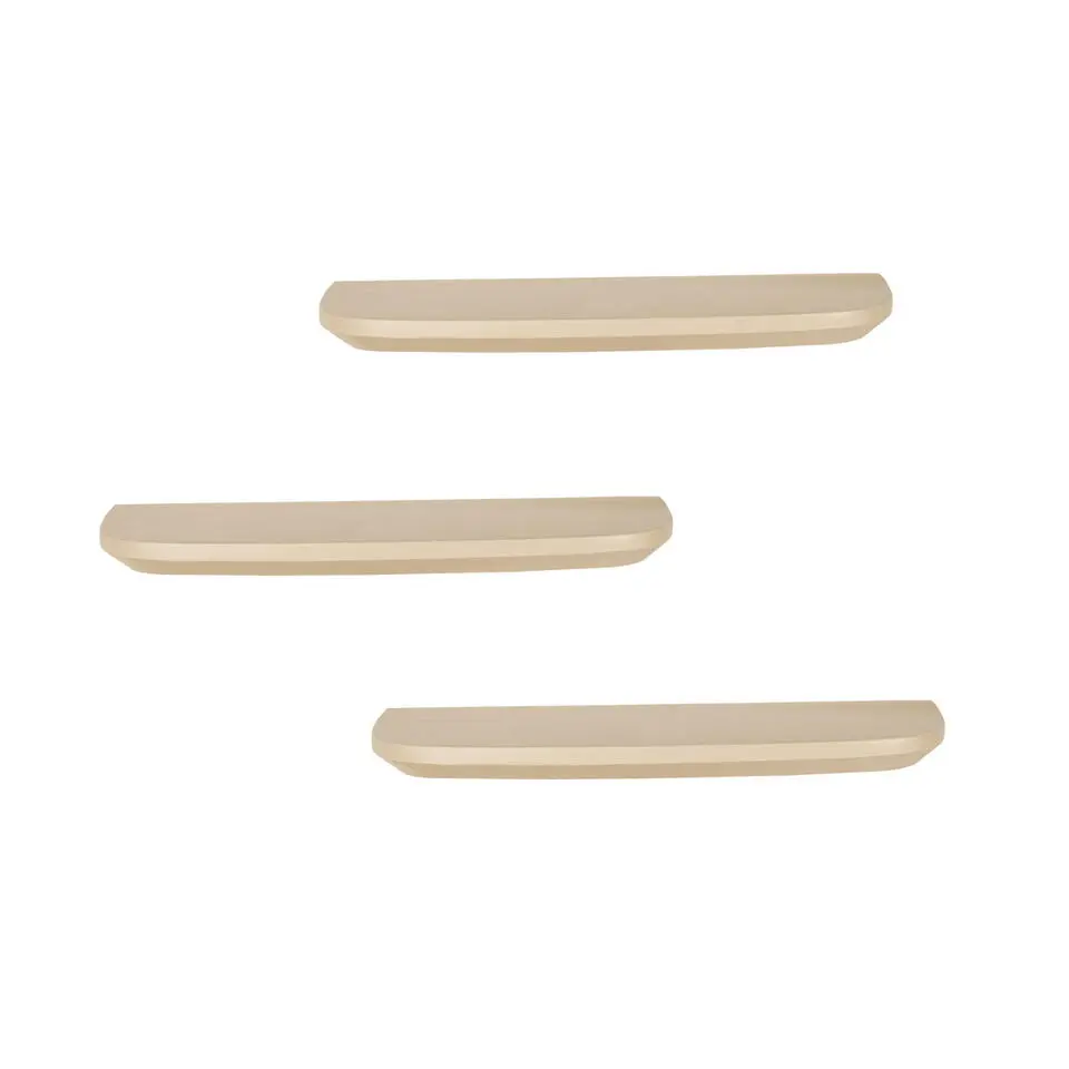 Wandplank Zand - Set van 3 - 60x20x15cm - Gusta
