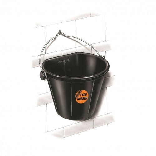 Cubo com parte traseira plana, preto