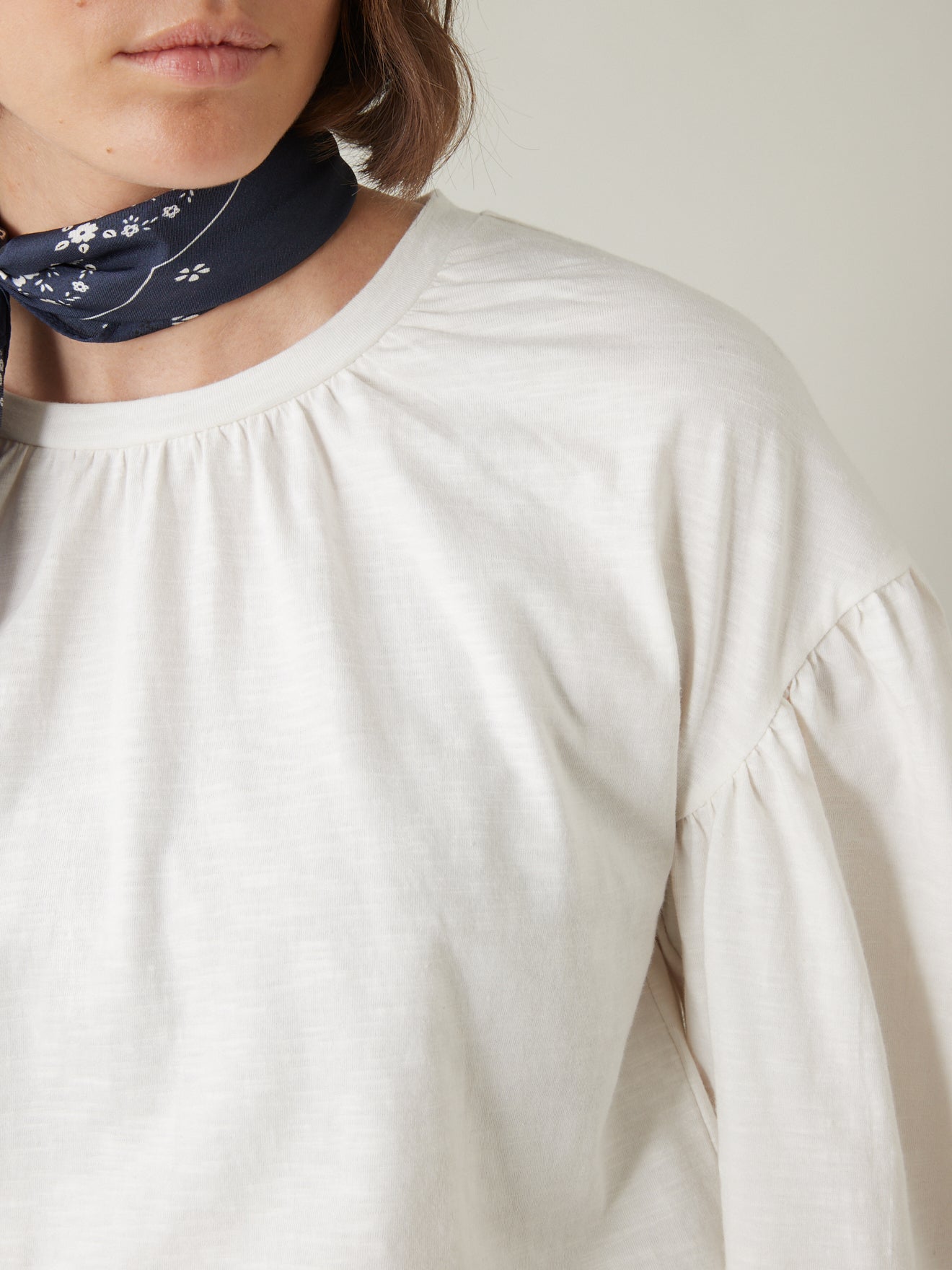 T-shirt manches ballon femme - coton bio