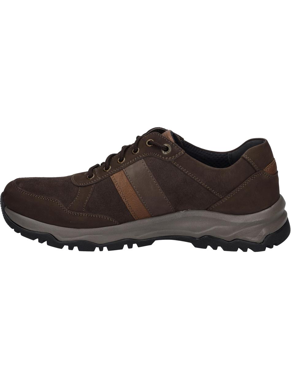 Halbschuh Leroy 56, braun-kombi