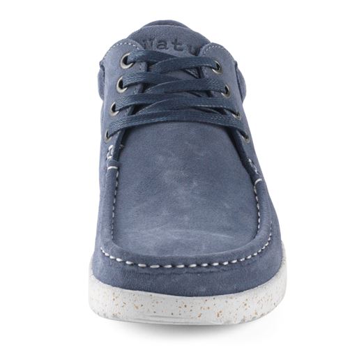 Nature Anna Suede Sko, Nordic Blue, 38