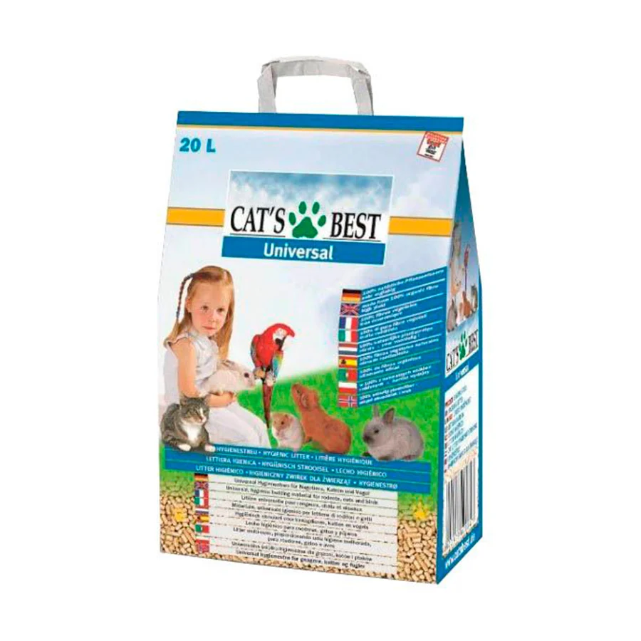 Cama higiênica e ecológica para animais de estimação da Jrs Cat's Best