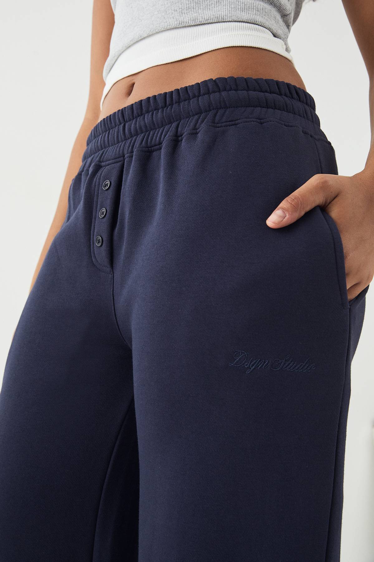 Jogging Henley Brodé DSGN Studio