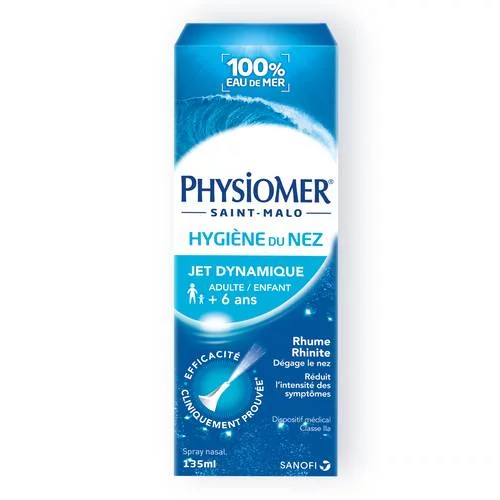 Physiomer Hygiène nasale Jet dynamique 135ml