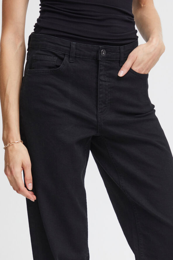 ICHI IHTWIGGY STRAIGHT LONG Black