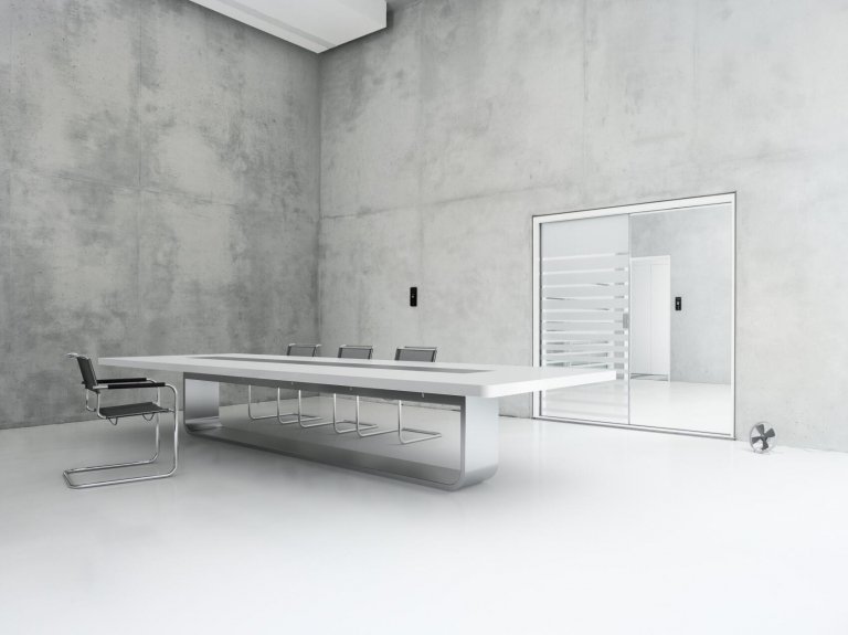 Thonet S34 stoel zwart met chroom onderstel
