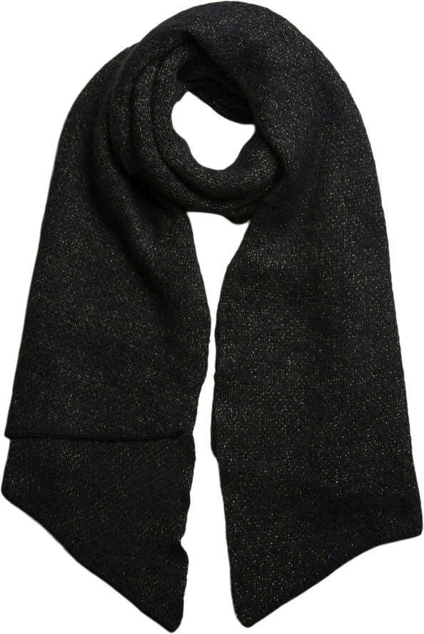 Pieces PCPYRON LONG SCARF LUREX NOOS BC Black/gold lurex