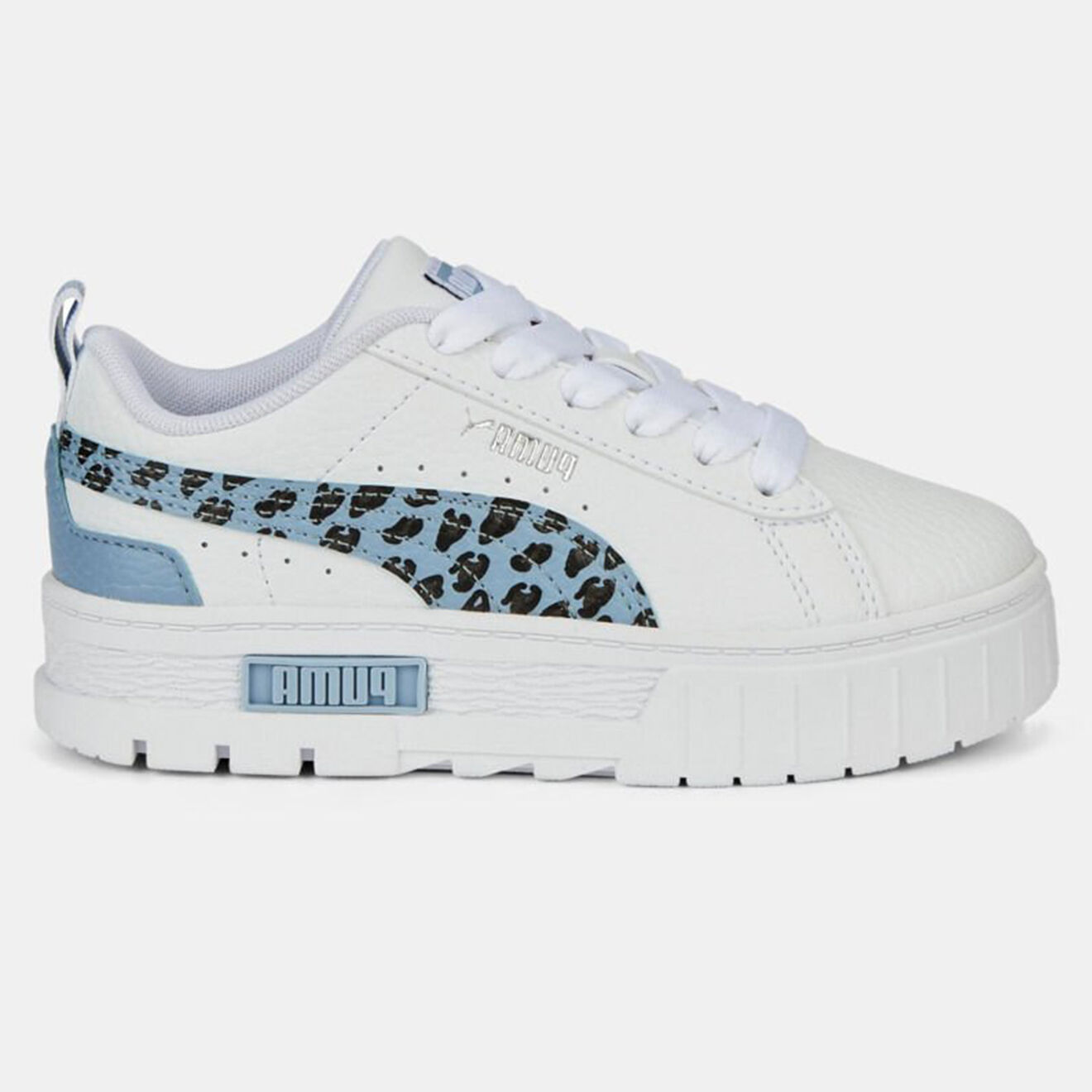 Puma Baskets en Cuir Mayze Wild blanc/bleu