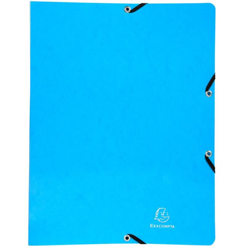 Classeur à élastiques 4 anneaux 15mm Iderama - A4 - Couleurs assorties