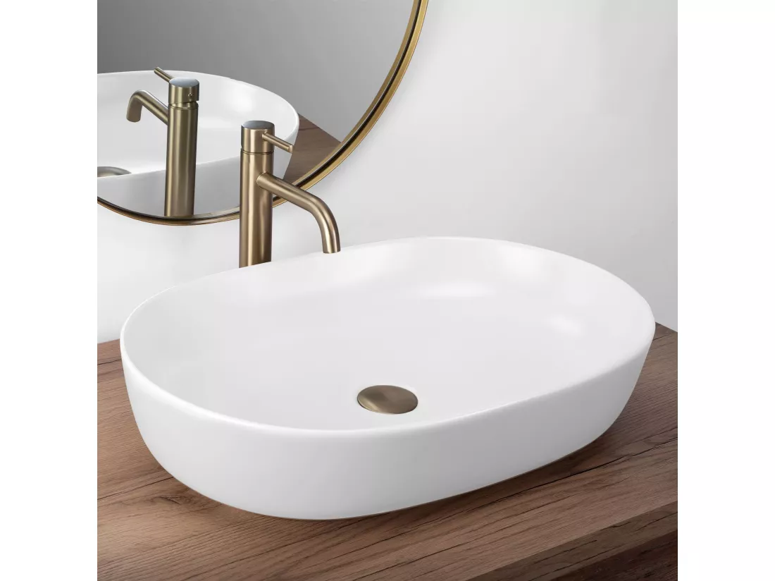 Vasque À Poser Rea Cleo 61 White