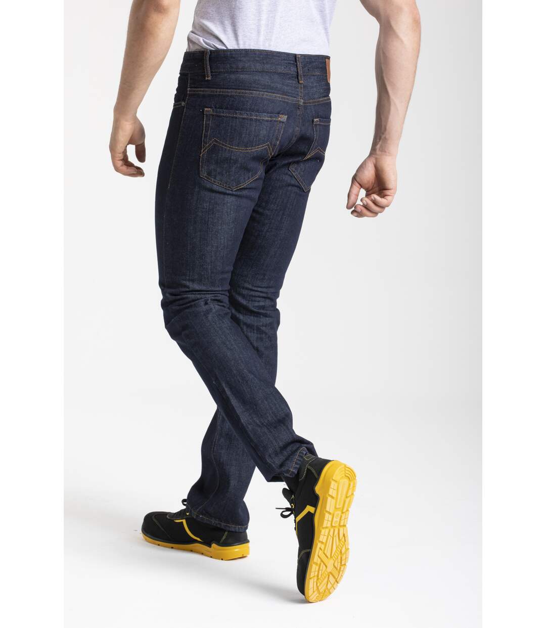 Jeans de travail coton coupe confort brut DENIM