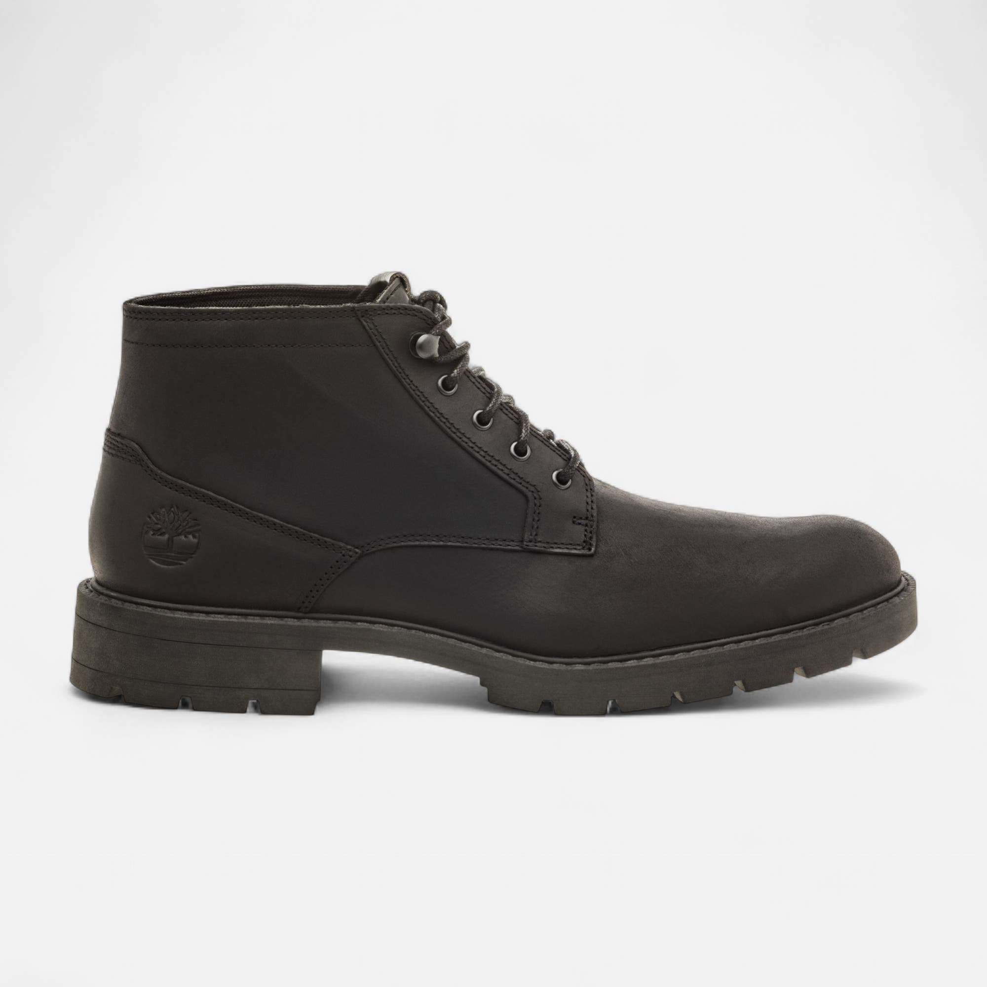 Bottines Homme en cuir noir
