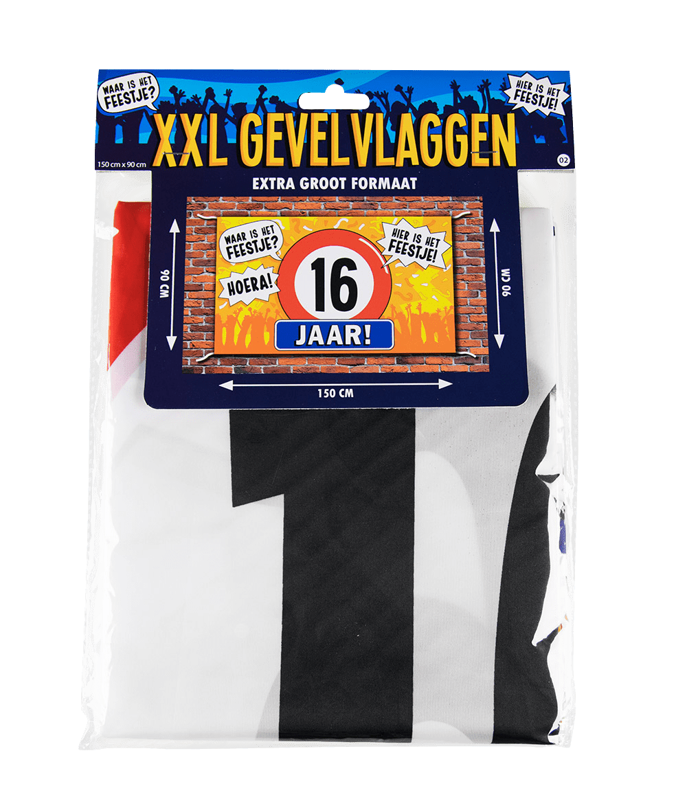 Gevelvlag 16 Jaar 1,5m