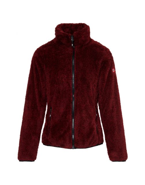 Nord Berg Polarfleece Evy Dames Bordeaux - Vrijetijdskleding