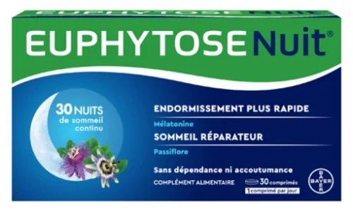 EuphytoseNuit Mélatonine - 30 comprimés