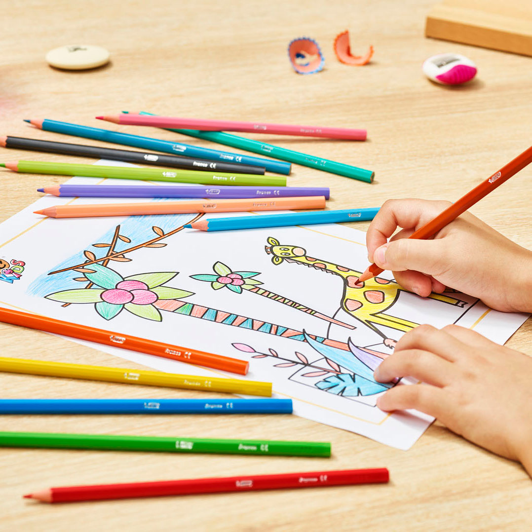 BIC Kids Tropicolors, 18st.
