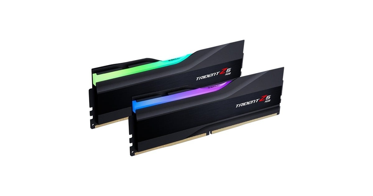 G.Skill64 GB DDR5-5600 Kit werkgeheugen  (Zwart, F5-5600J3636D32GX2-TZ5RK, Trident Z5 RGB, XMP)