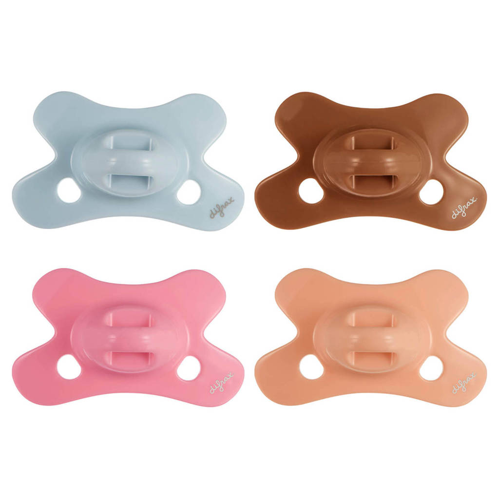 fopspeen - Ice|Cinnamon|Raspberry|Peachy - 0-6 maand (4 stuks)