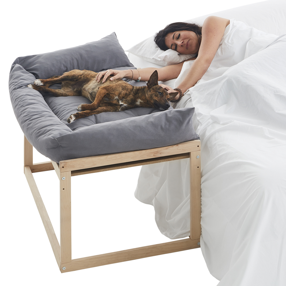 Cama elevada antiestresse para cães e gatos. Durma junto com seu pet (3 ajustes de altura). Ideal para pets de grande, médio e pequeno porte. Savannah