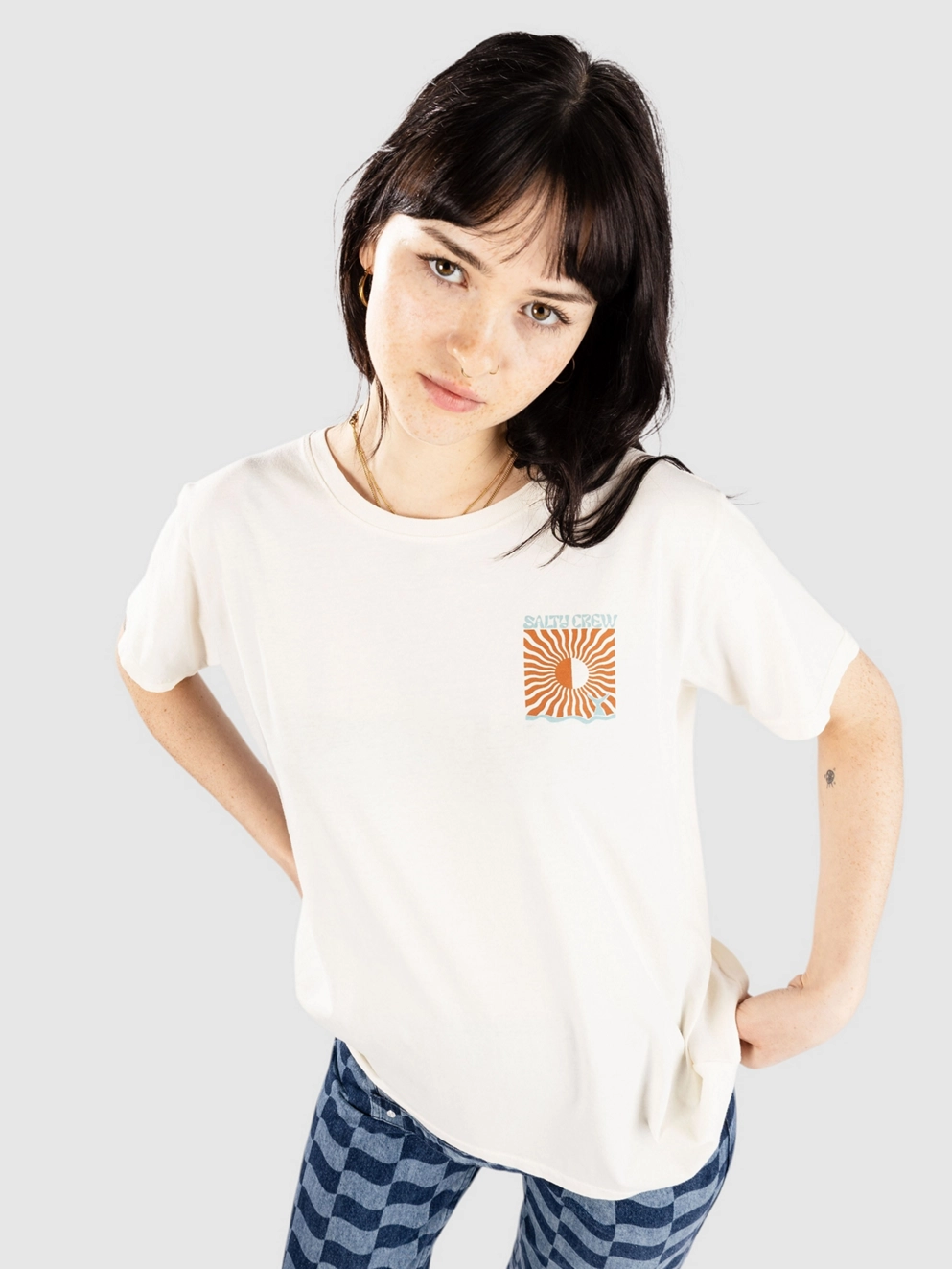 Salty Crew Optic Sea B.F T-Shirt off white