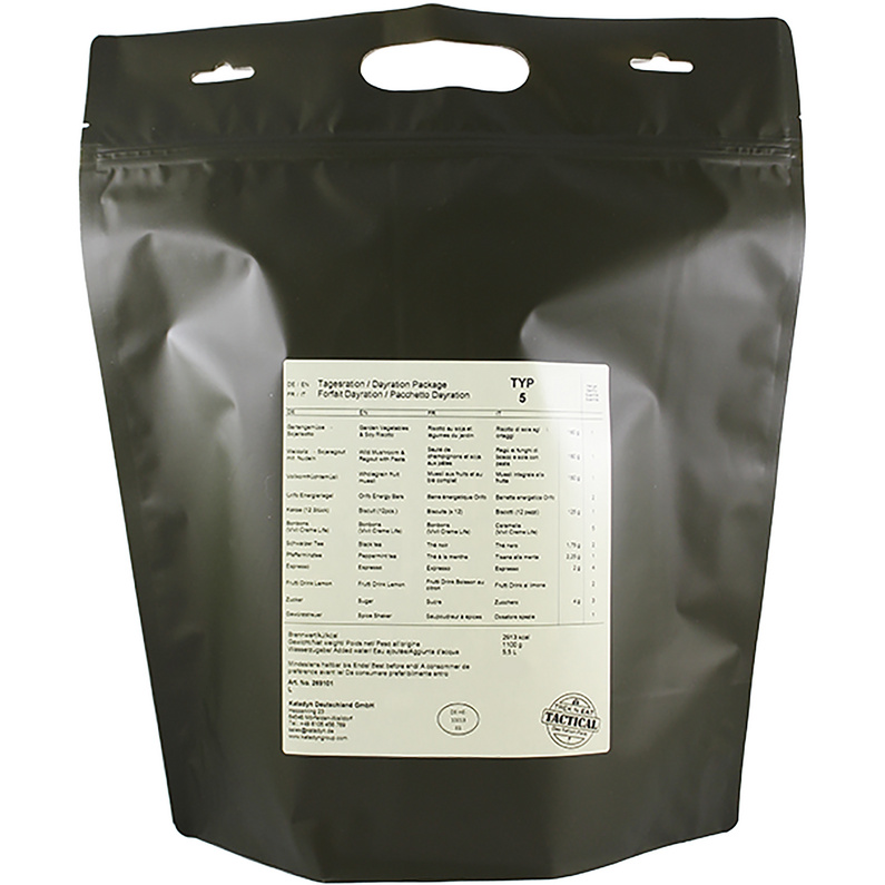 Trek'n Eat Day Ration Pack Typ 5 Tactical Line-vegetarisch